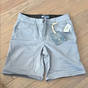 Democracy Absolution Flint Gray Bermuda Shorts, NWT Size 8